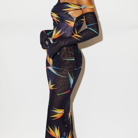 Birds of Paradise Fantasy Gown